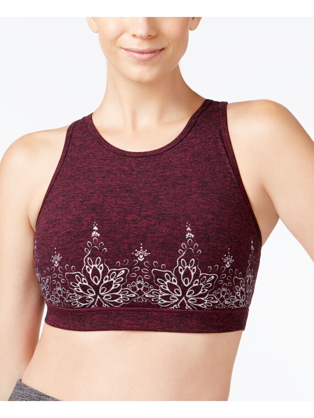 Gaiam Womens Carmen Printed Bralette Sports Bra Size XS